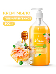 Крем-мыло жидкое увлажняющее "Milana молоко и мед" (флакон 500 мл)