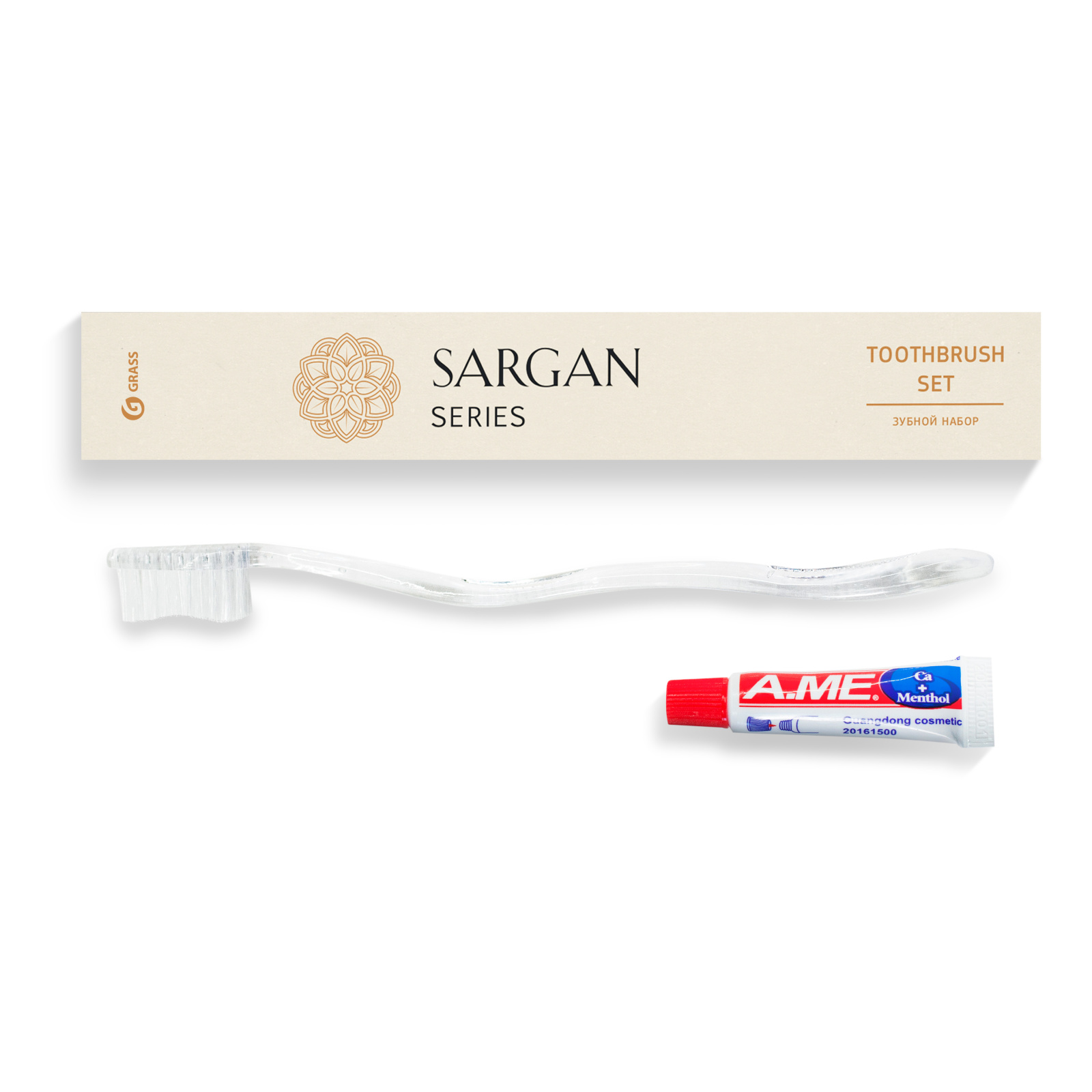 Зубной набор «Sargan» (картонная коробка) Зубной набор «Sargan» (картонная коробка)
