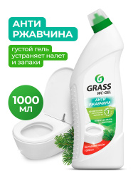 GRASS Чистящее средство  WC- Gel 1л для сантехники для ванной кухни унитаза от ржавчины