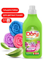 Гель-концентрат для стирки цветного белья Dory (флакон 1л)