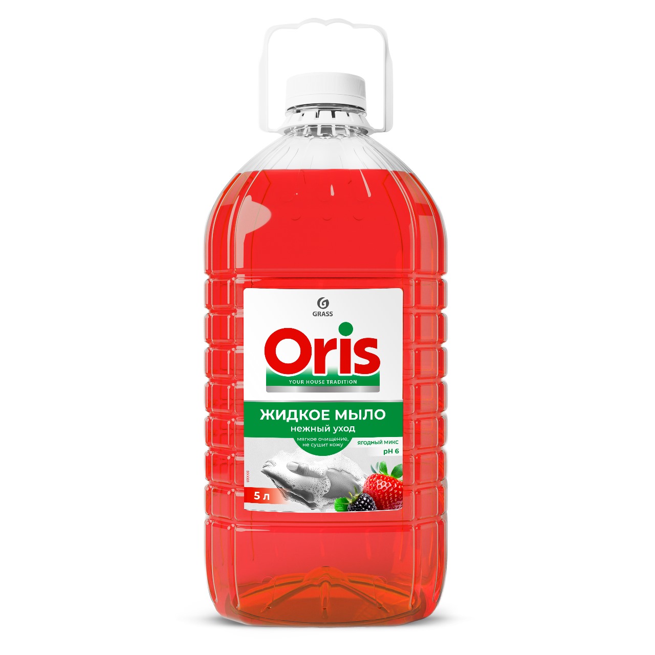 Жидкое мыло ORIS ягодный микс ПЭТ (канистра 5л)