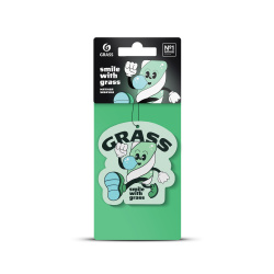 Ароматизатор воздуха картонный GRASS "Смайл" (мятная жвачка)