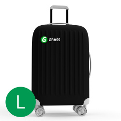 Чехол на чемодан с логотипом GRASS, размер L