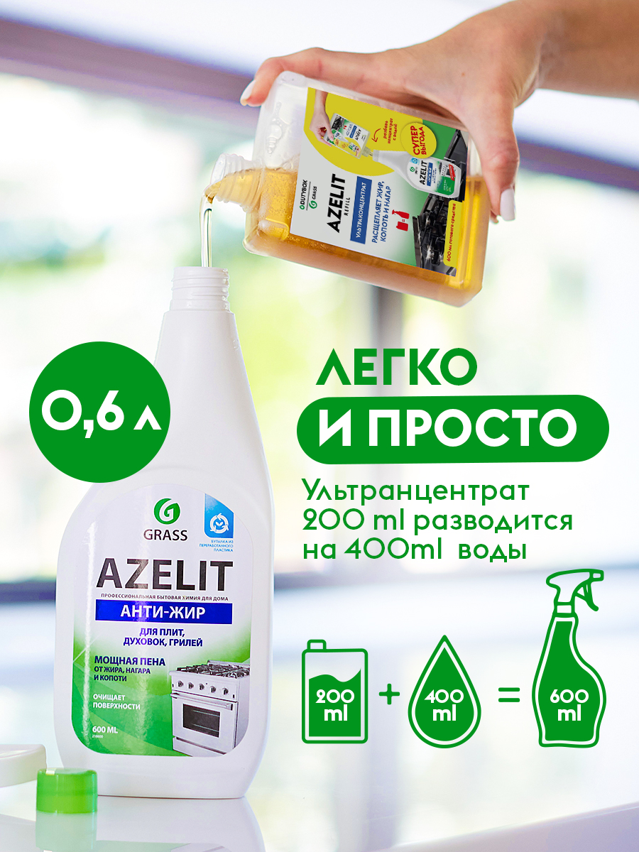 Антижир Azelit набор 2 шт.