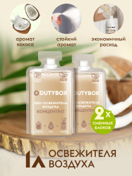 Сменные блоки освежителя воздуха с ароматом кокосовой воды 1 л. 